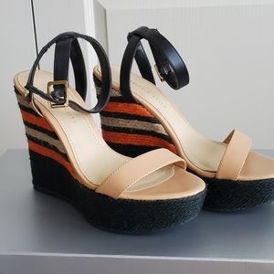 Charles and Keith Espadrille Platform Wedg…